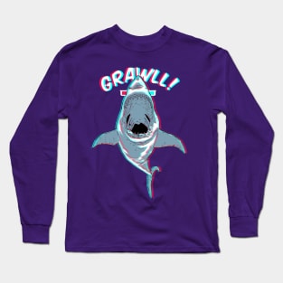 JAWS IN 3D Long Sleeve T-Shirt